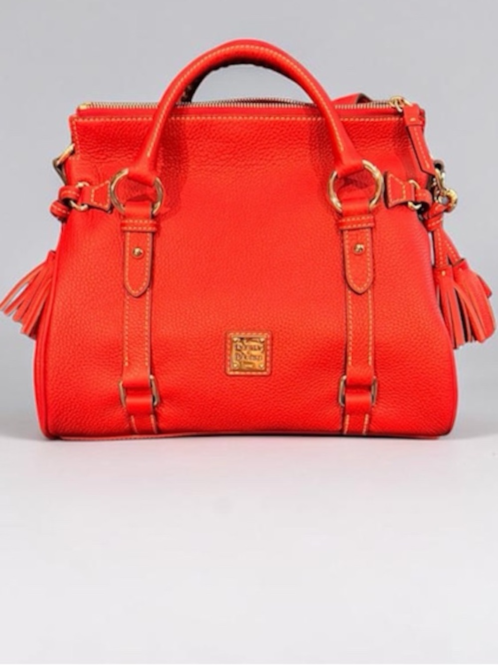 #55. Dooney red satchel NEW